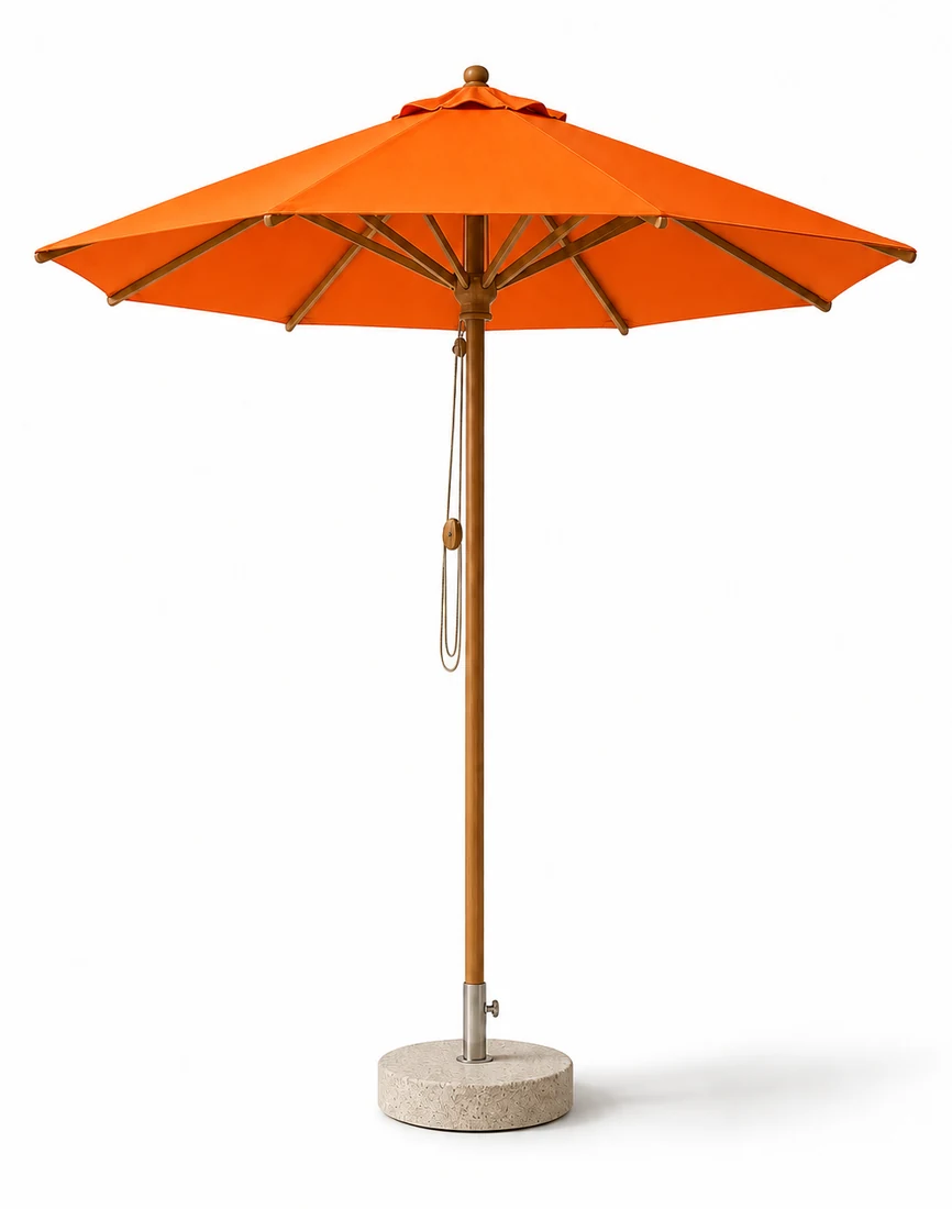 Orange 2.5 m umbrella