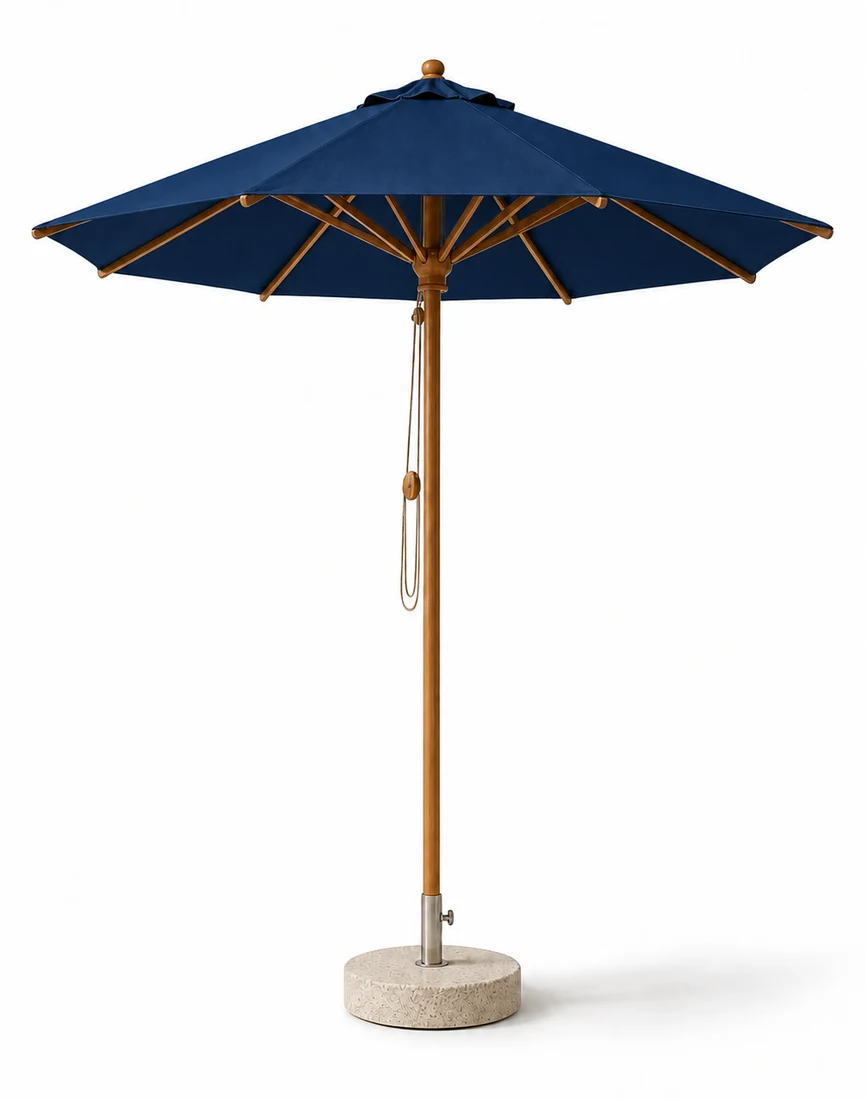 Dark-blue 2.5 m umbrella